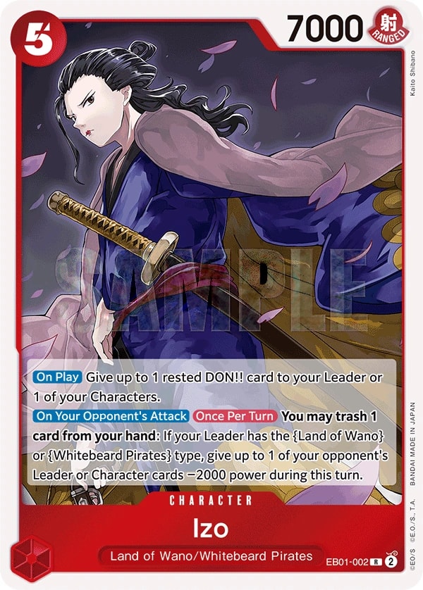 Izo (EB01-002) — Rare One Piece card
