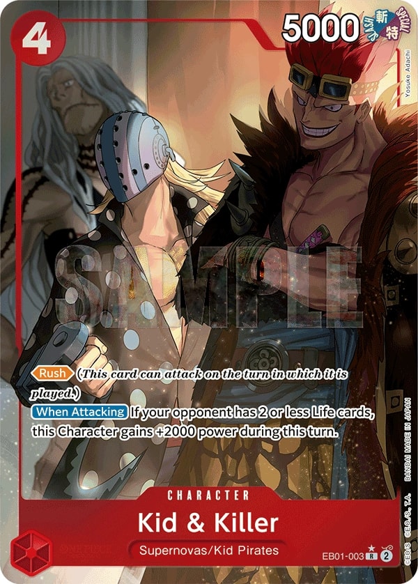 Kid & Killer (003) (Alternate Art) One Piece card
