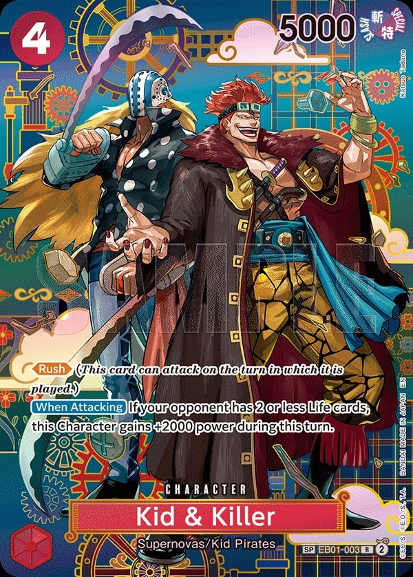Kid & Killer (003) (SP) One Piece card