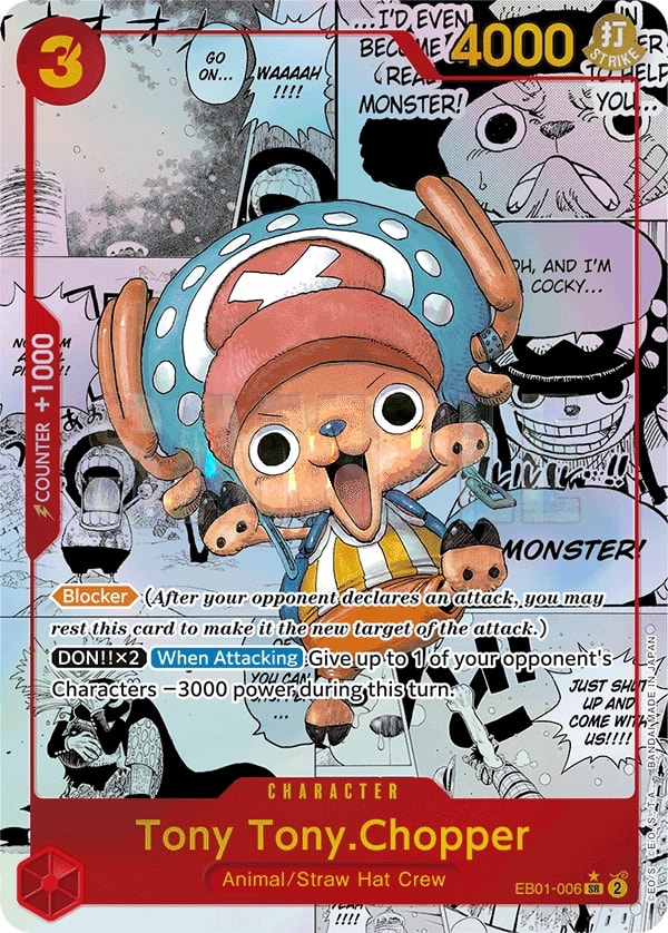 Tony Tony.Chopper (006) (Alternate Art) One Piece card