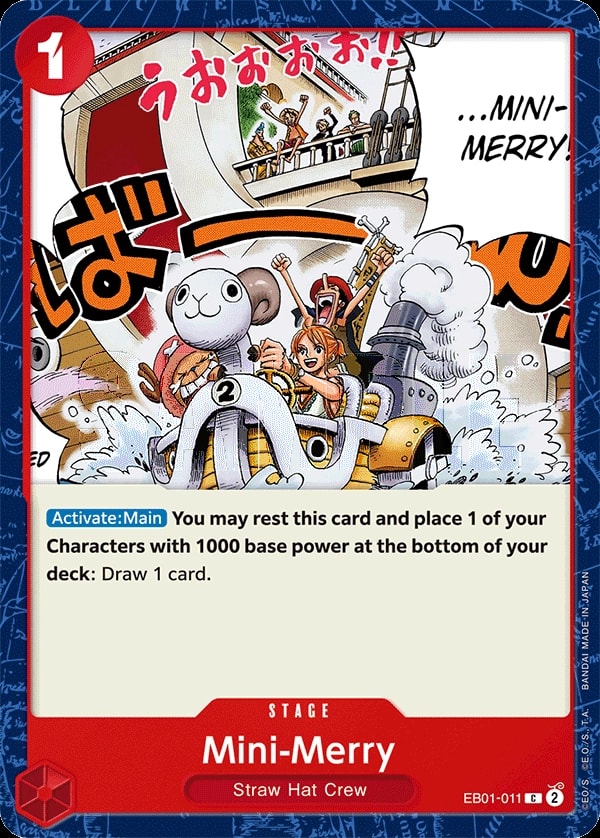 Mini-Merry (EB01-011) — Common One Piece card