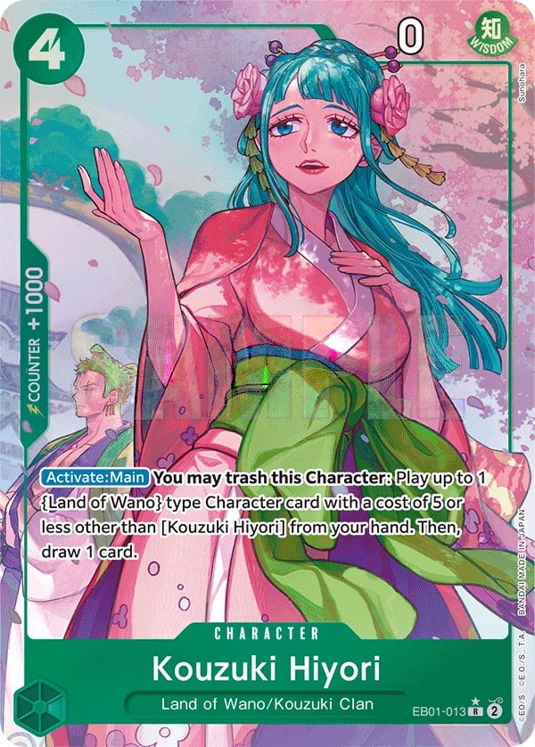 Kouzuki Hiyori (013) (Alternate Art) One Piece card