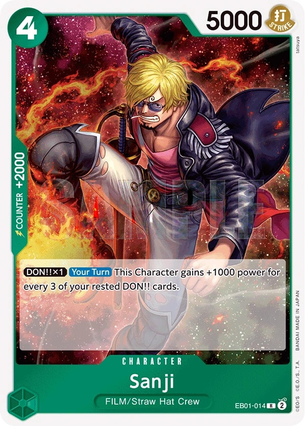 Sanji (EB01-014) — Rare One Piece card