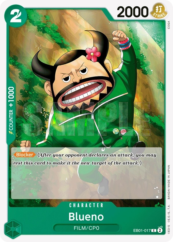 Blueno (EB01-017) — Common One Piece card