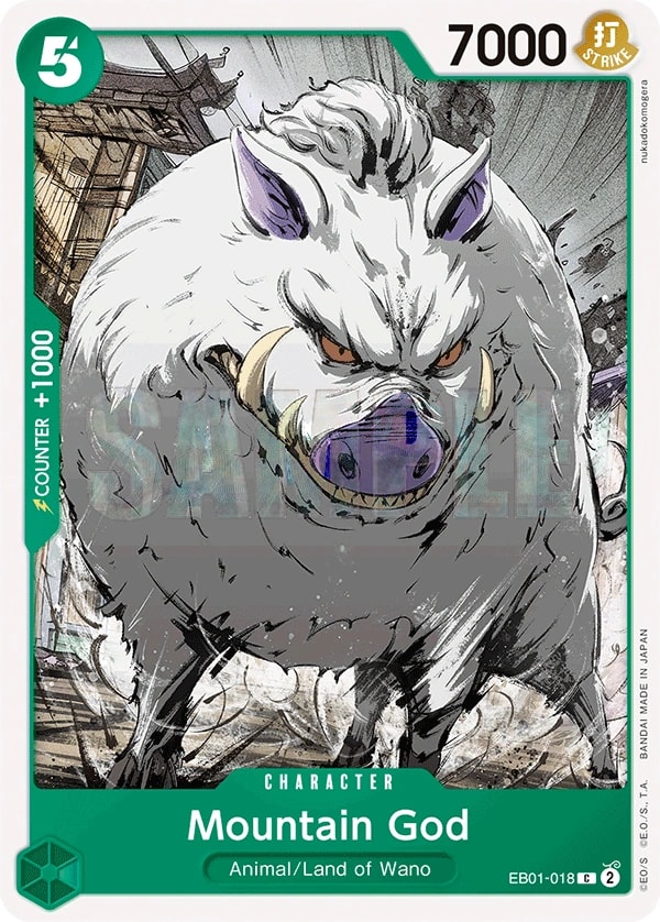 Mountain God (EB01-018) — Common One Piece card