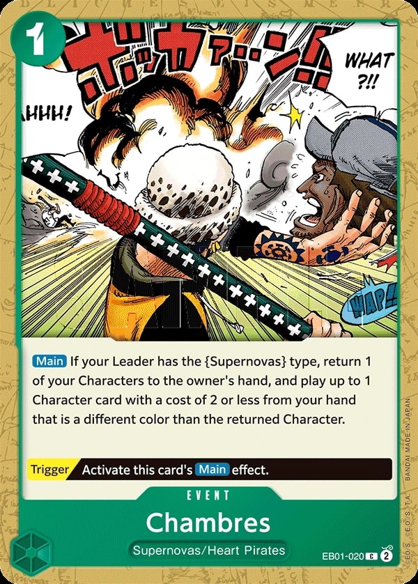 Chambres (EB01-020) — Common One Piece card