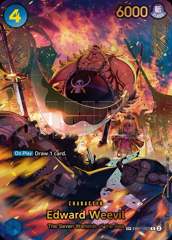 Edward Weevil (023) (SP) One Piece card