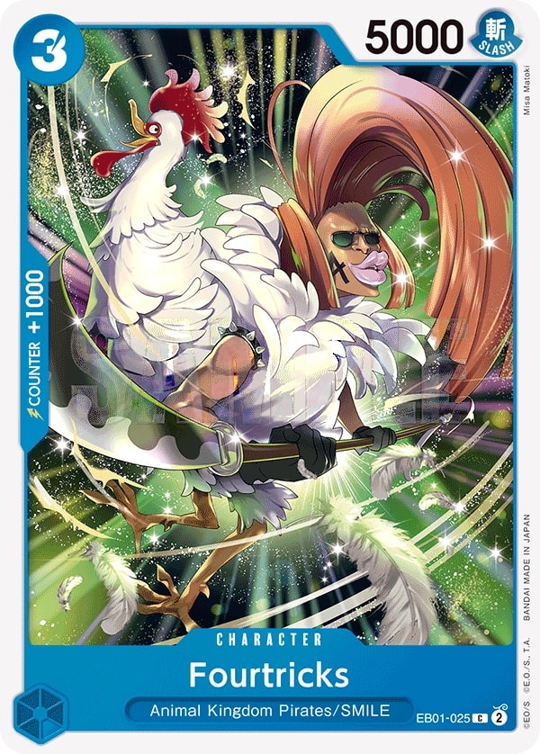 Fourtricks (EB01-025) — Common One Piece card