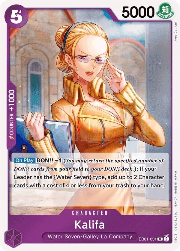 Kalifa (EB01-031) — Rare One Piece card