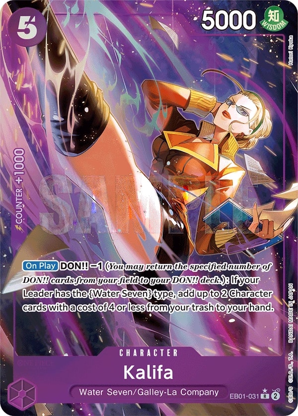 Kalifa (031) (Alternate Art) One Piece card