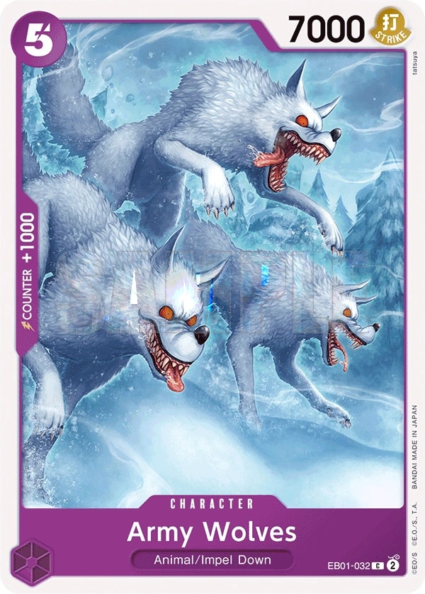 Army Wolves (EB01-032) — Common One Piece card