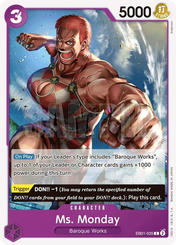 Ms. Monday (EB01-035) — Common One Piece card