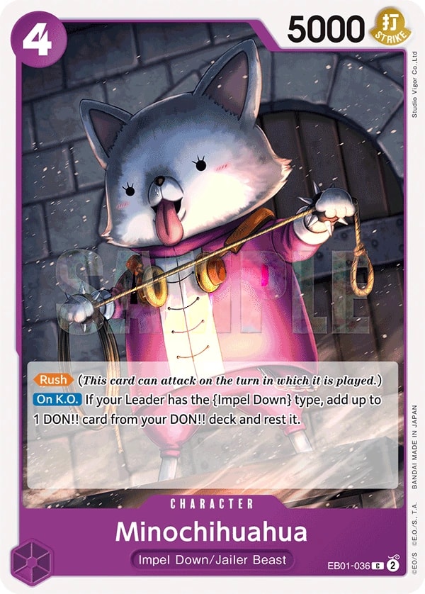 Minochihuahua (EB01-036) — Common One Piece card