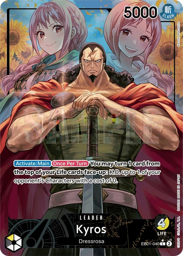 Kyros (040) (Alternate Art) One Piece card