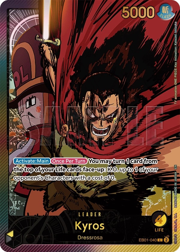 Kyros (040) (SPR) One Piece card