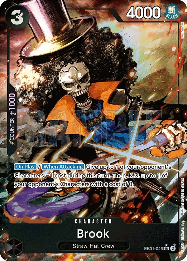 Brook (046) (Alternate Art) One Piece card