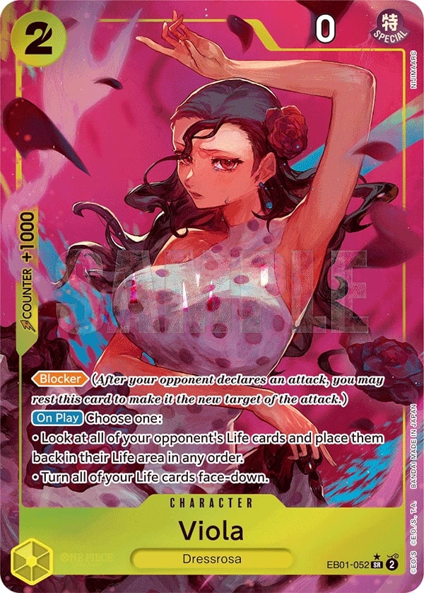 Viola (052) (Alternate Art) One Piece card