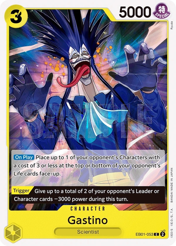 Gastino (EB01-053) — Common One Piece card