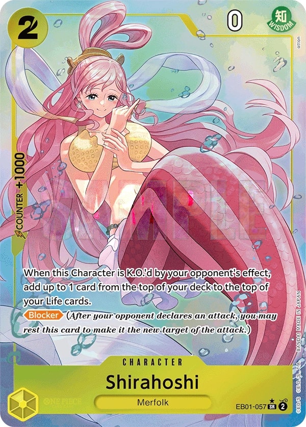 Shirahoshi (057) (Alternate Art) One Piece card