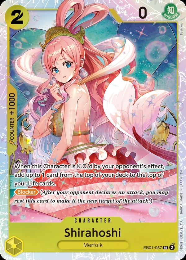 Shirahoshi (057) (Reprint) One Piece card
