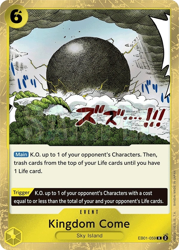 Kingdom Come (EB01-059) — Rare One Piece card