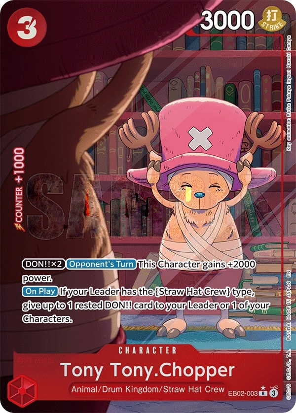 Tony Tony.Chopper (003) (Alternate Art) One Piece card