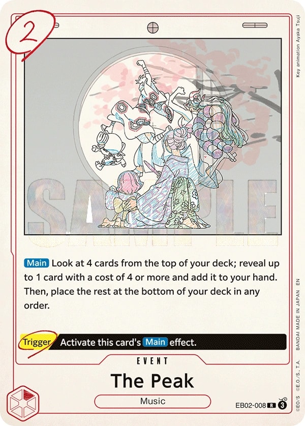 The Peak (EB02-008) — Rare One Piece card