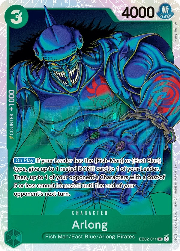 Arlong EB02-011 One Piece card