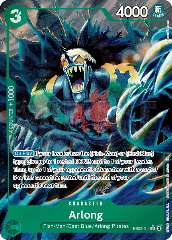Arlong (011) (Alternate Art) One Piece card