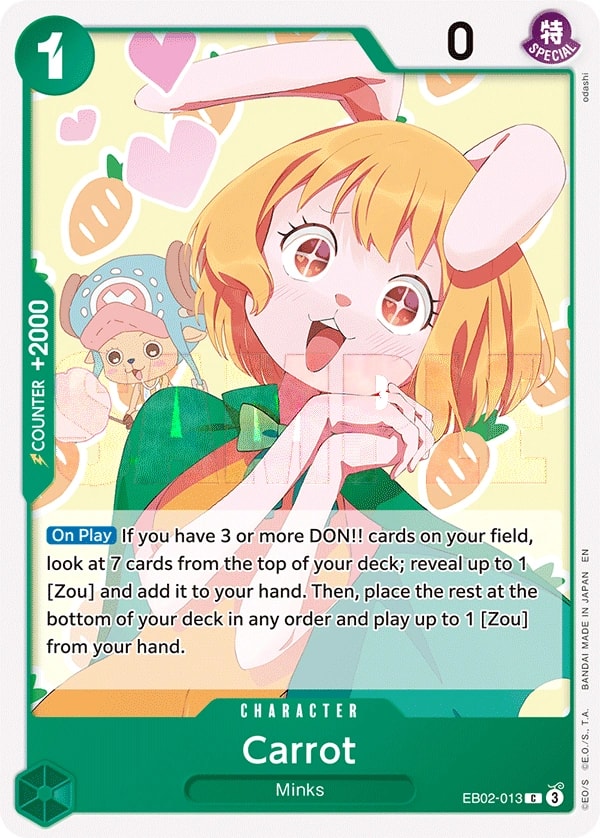 Carrot (EB02-013) — Common One Piece card