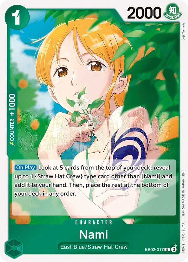 Nami (EB02-017) — Rare One Piece card