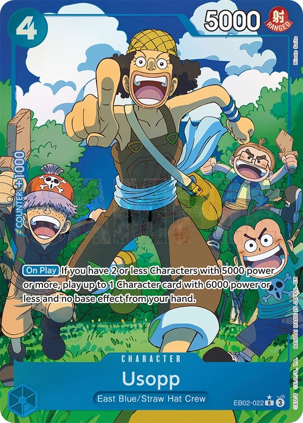 Usopp (022) (Alternate Art) One Piece card