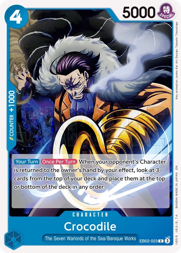 Crocodile (EB02-023) — Common One Piece card