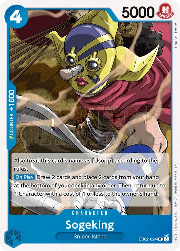 Sogeking (EB02-024) — Common One Piece card