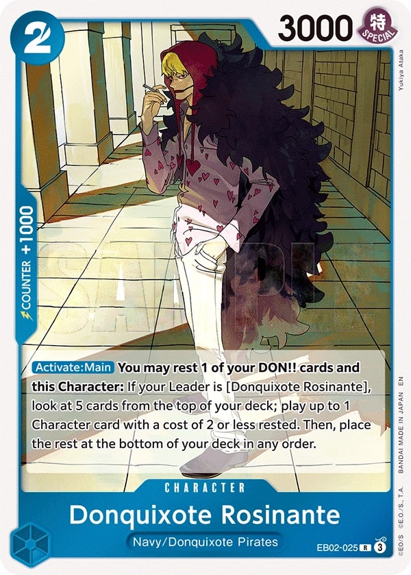Donquixote Rosinante (EB02-025) — Rare One Piece card