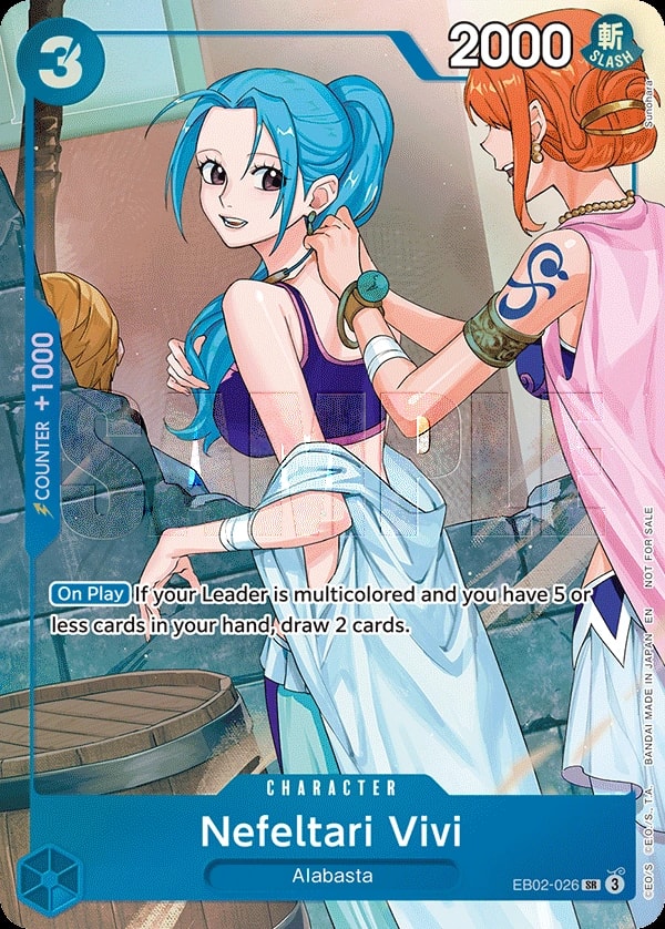 Nefeltari Vivi (026) One Piece card
