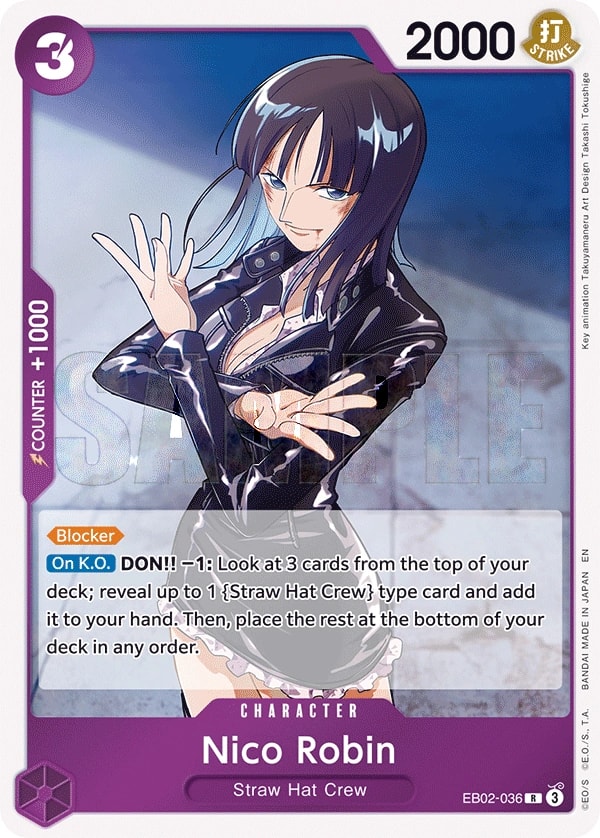 Nico Robin (EB02-036) — Rare One Piece card