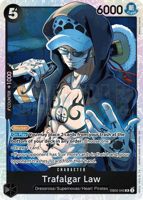 Trafalgar Law EB02-045 One Piece card