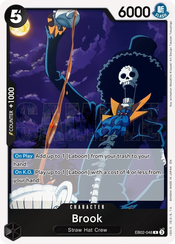 Brook (EB02-048) — Rare One Piece card