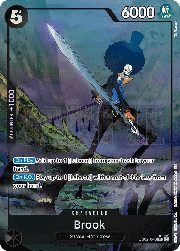 Brook (048) (Alternate Art) One Piece card