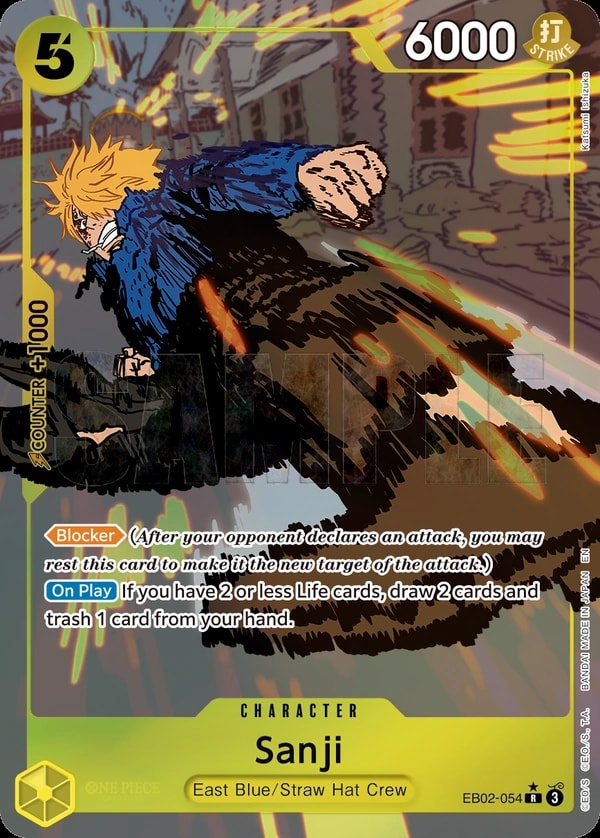 Sanji (054) (Alternate Art) One Piece card