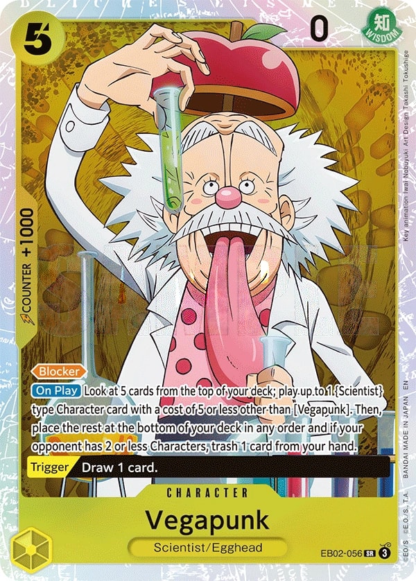 Vegapunk EB02-056 One Piece card