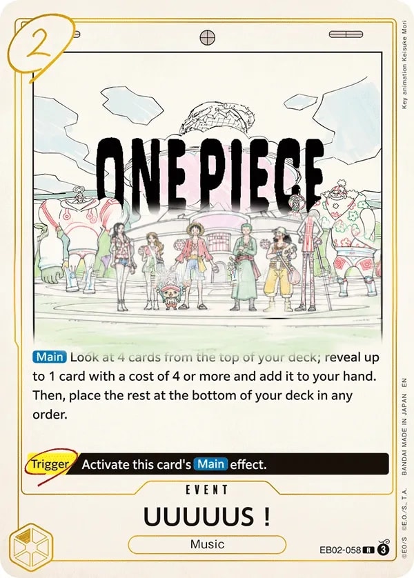 UUUUUS! (EB02-058) — Rare One Piece card
