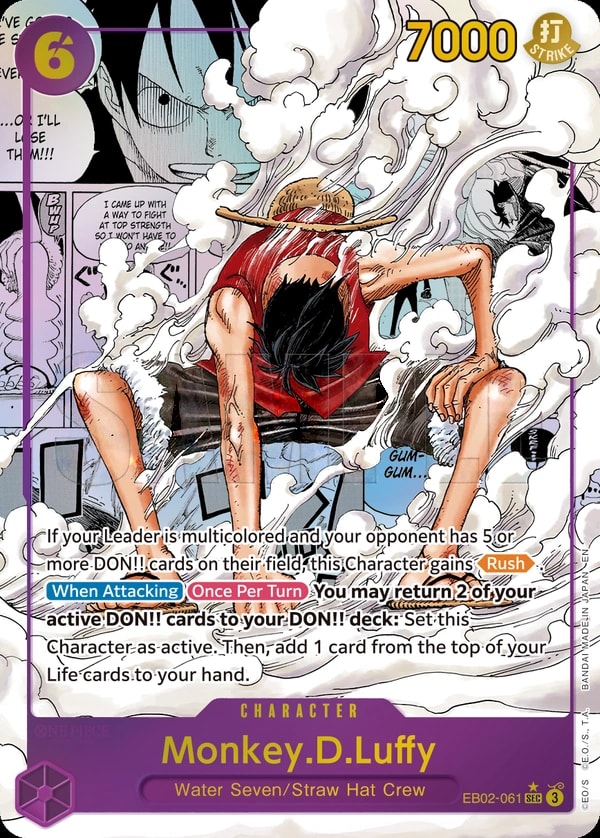 Monkey.D.Luffy (061) (Manga) One Piece card