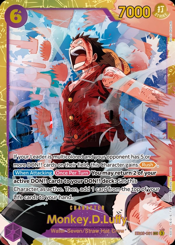 Monkey.D.Luffy (061) (Reprint) One Piece card