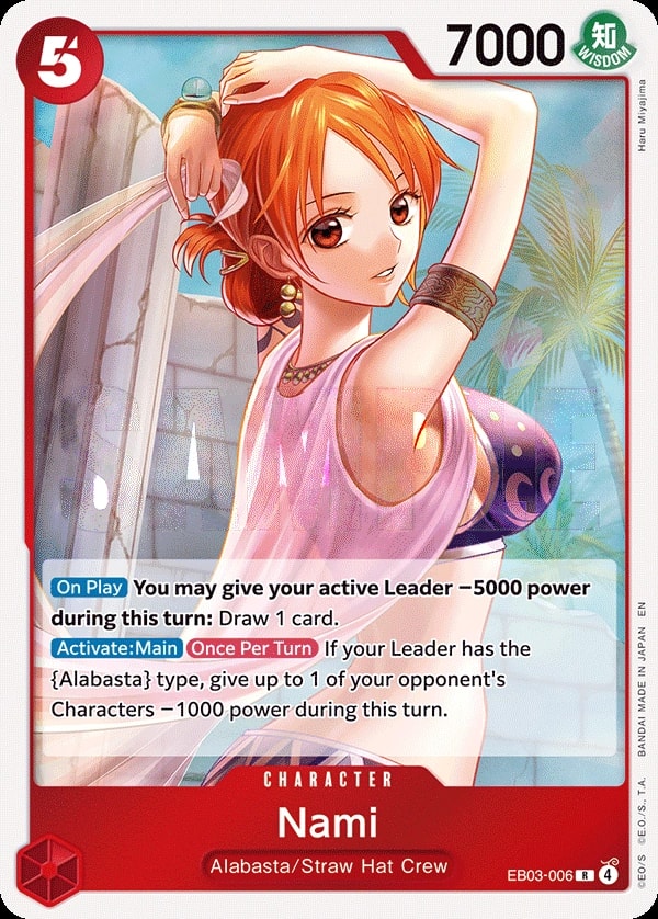 Nami (EB03-006) — Rare One Piece card
