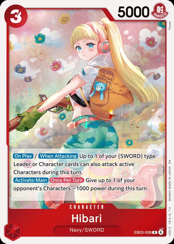 Hibari (EB03-008) — Rare One Piece card