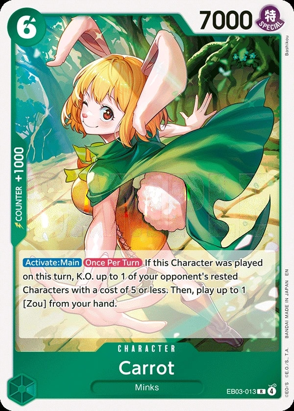 Carrot (EB03-013) — Rare One Piece card