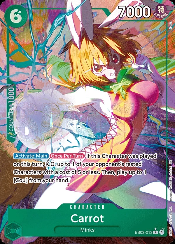 Carrot (013) (Alternate Art) One Piece card