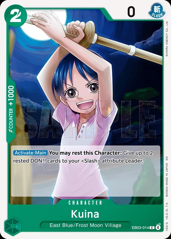 Kuina (EB03-014) — Common One Piece card
